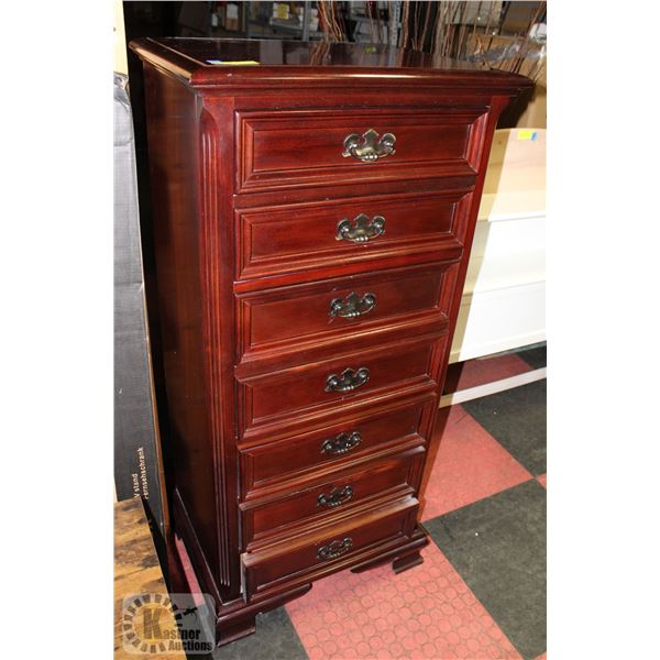 GIBBARD MAHOGANY LINGERIE CHEST H-52" L-24" W-17"