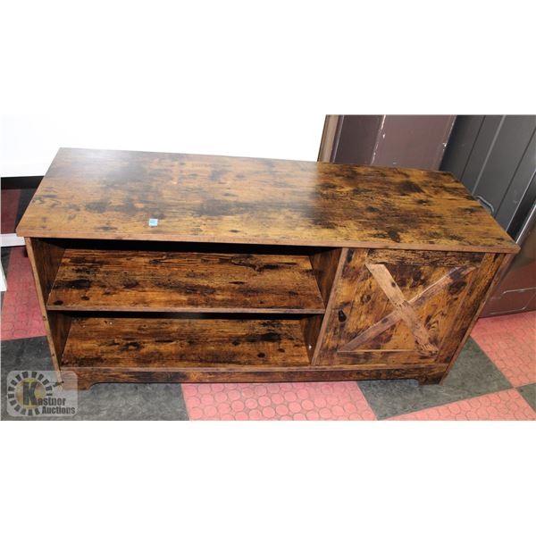 VASAGLE WOOD TONE TV STAND - H-20" W-16" L-43"