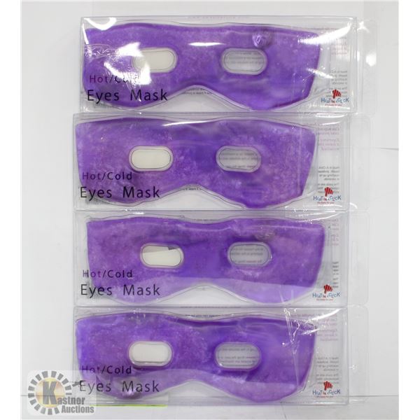 LOT OF 4 EYE HEAT / COLD PADS HELPS WITH HEADACHES