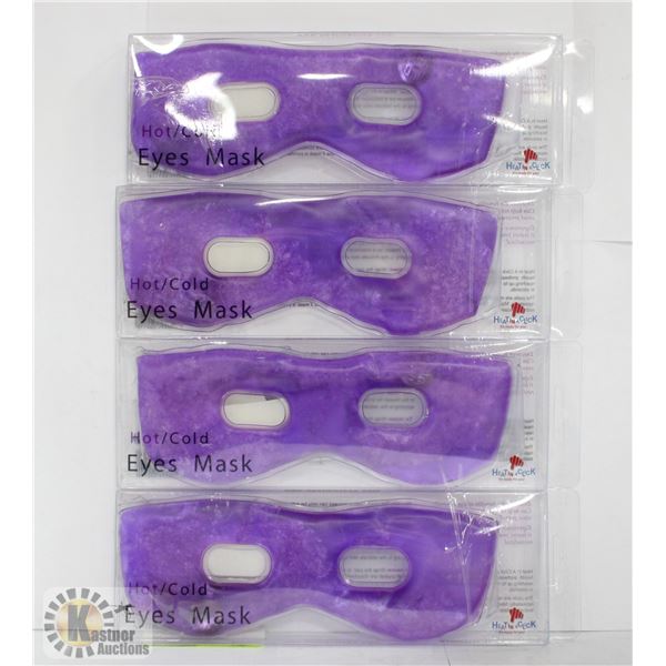 LOT OF 4 EYE HEAT / COLD PADS HELPS WITH HEADACHES