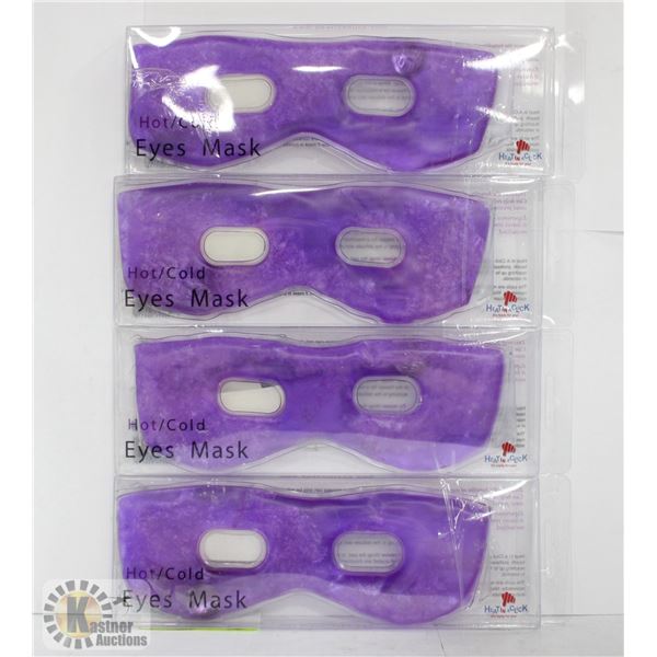 LOT OF 4 EYE HEAT / COLD PADS HELPS WITH HEADACHES