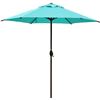 Image 1 : NEW TURQUOISE 9 FOOT PATIO UMBRELLA WITH