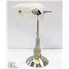 Image 1 : CHROME DESK LAMP ADJUSTABLE HEIGHT AND SHADE