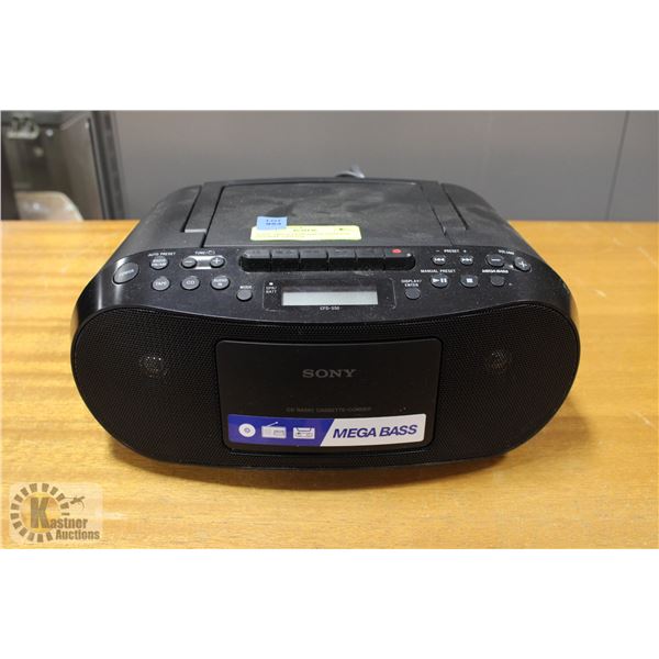 SONY MEGA CD/RADIO/CASSETTE SYSTEM- CFD-S50