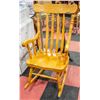 Image 1 : WOODEN ROCKING CHAIR