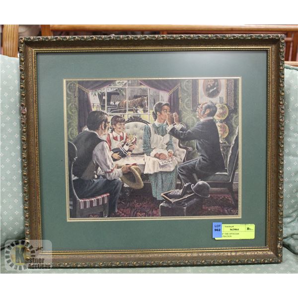 THE OPTICIAN ILLUSTRATION 14 X 16"