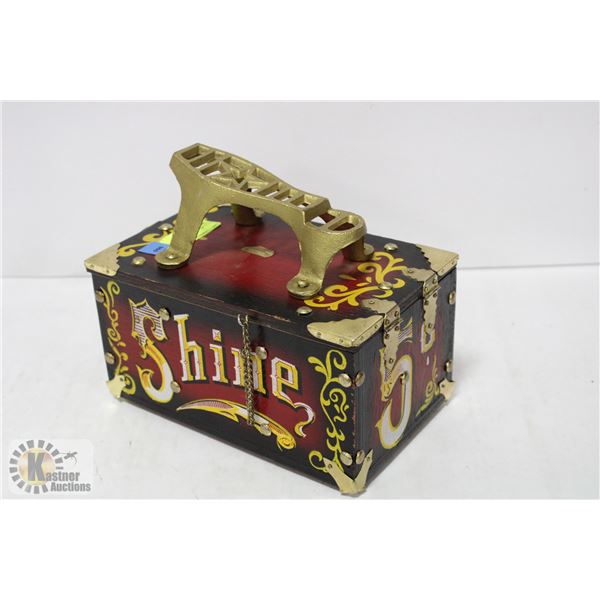 1960'S SHOE SHINE BOX