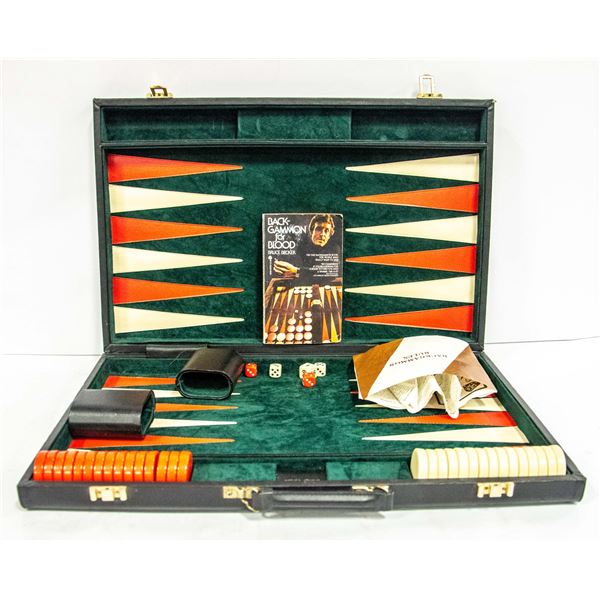 VINTAGE CARLTON TABLETOP BACKGAMMON BOARD
