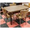 Image 1 : TABLE WITH LEAF AND 4 CHAIRS 30" 47" X 31"