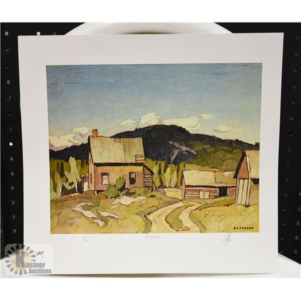 A.J. CASSON "BARRY BAY" SIGNED BY ARTIST