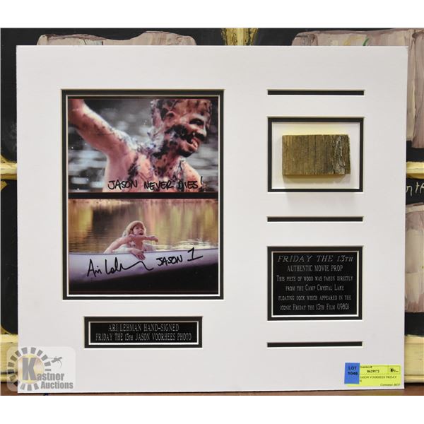 SIGNED JASON VOORHEES FRIDAY THE 13TH