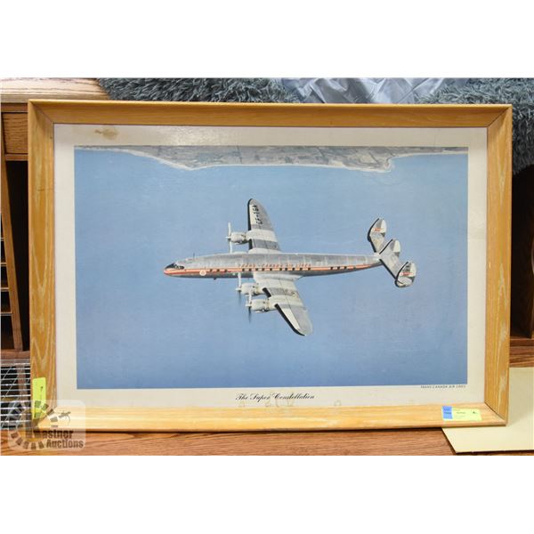 FRAMED "THE SUPER CONSTELLATION"