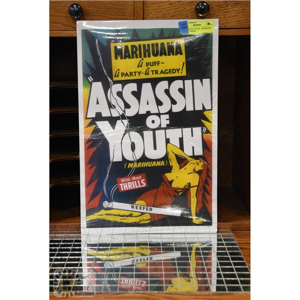 ASSASSIN OF YOUTH - 1938 MOVIE POSTER - REPRO