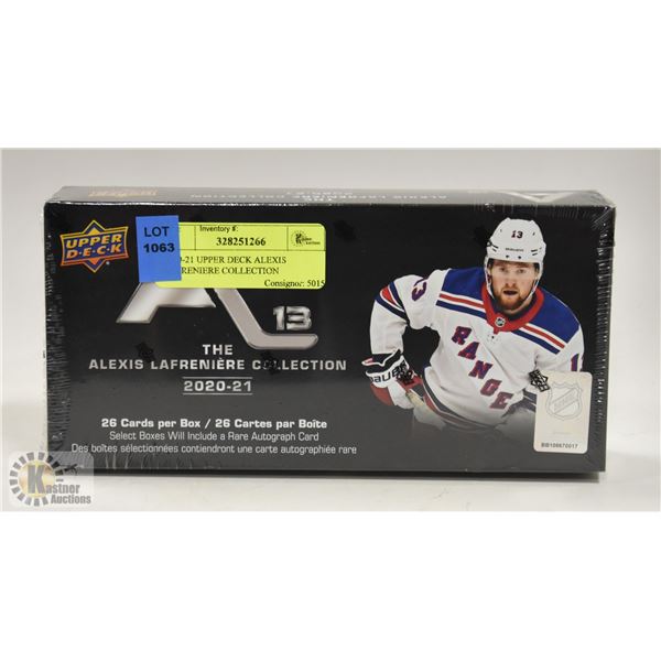 2020-21 UPPER DECK ALEXIS LAFRENIERE COLLECTION