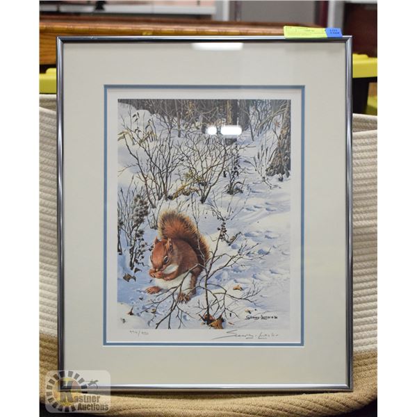 SIGNED FRAMED NUMBERED PRINT 774/950 BY SEEREY