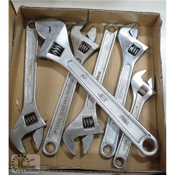 ADJUSTABLE CRESCENT WRENCHES
