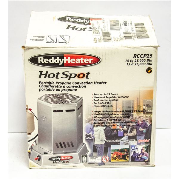 REDDY HEATER HOT SPOT PORTABLE PROPANE CONVECTION