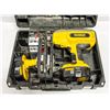 Image 1 : DEWALT NAILER W/ 2 X 18V BATTERIES