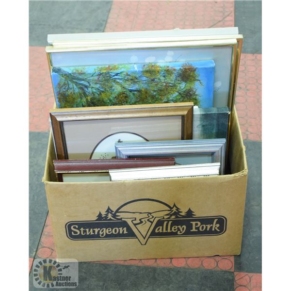 4 FRAMED CROSS STITCH PICTURES