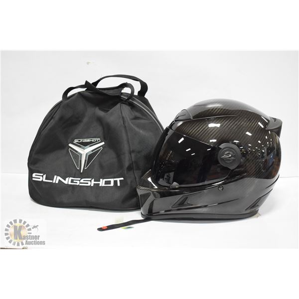SLINGSHOT SIZE LARGE CARBON FIBER HELMET WITH