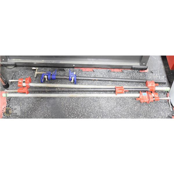 LOT OF 4 BAR CLAMPS
