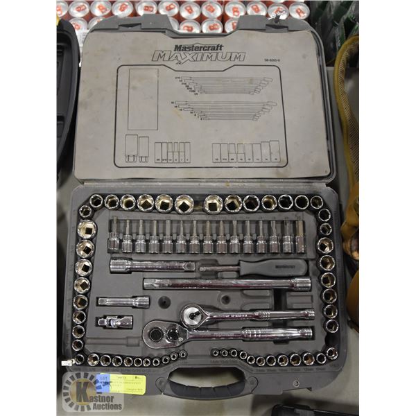 MASTERCRAFT MAXIMUM SOCKET AND WRENCH SET