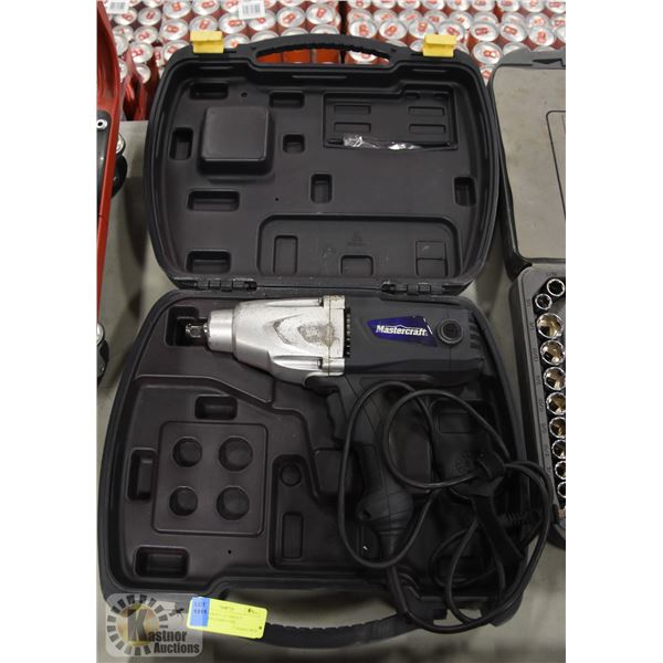 MASTERCRAFT 1/2" IMPACT WRENCH IN HARD CASE.