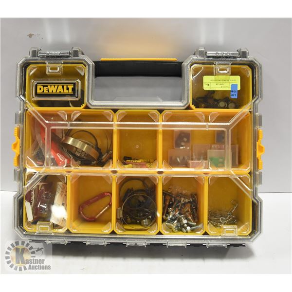 DEWALT PARTS ORGANIZER WITH CONTENTS
