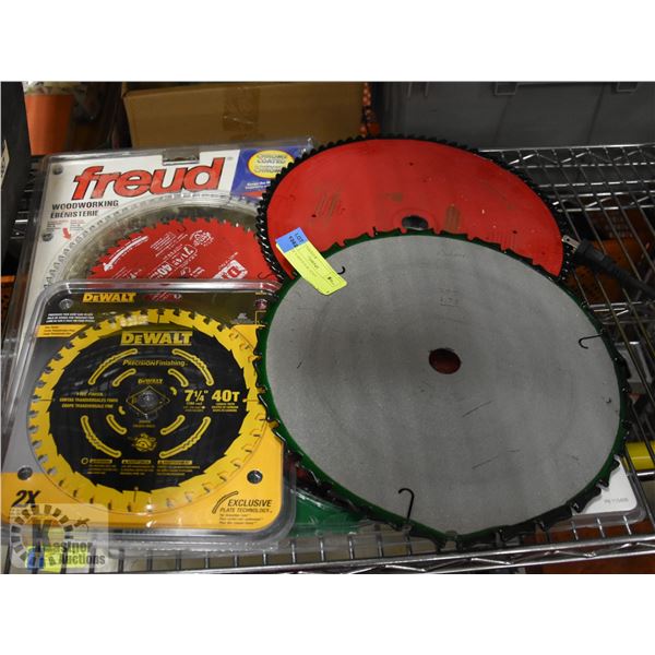 LOT OF VARIOUS BLADES