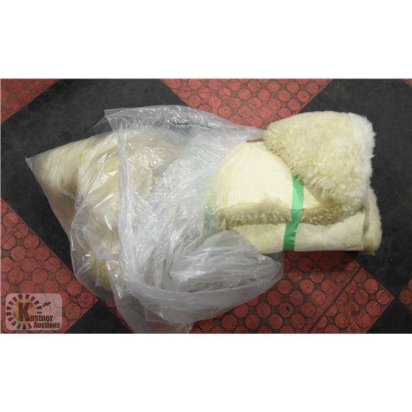 GENUINE SHEEPSKIN APPROXIMATELY 44" X 34"