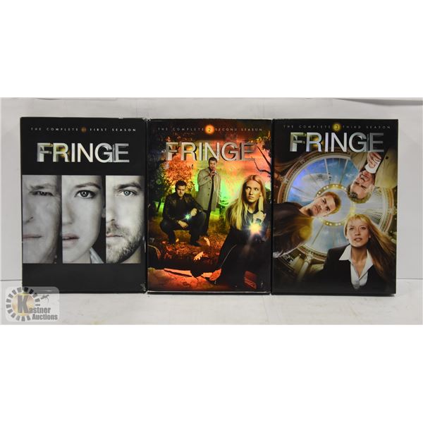 FRINGE DVD SETS - SEASONS 1-2-3