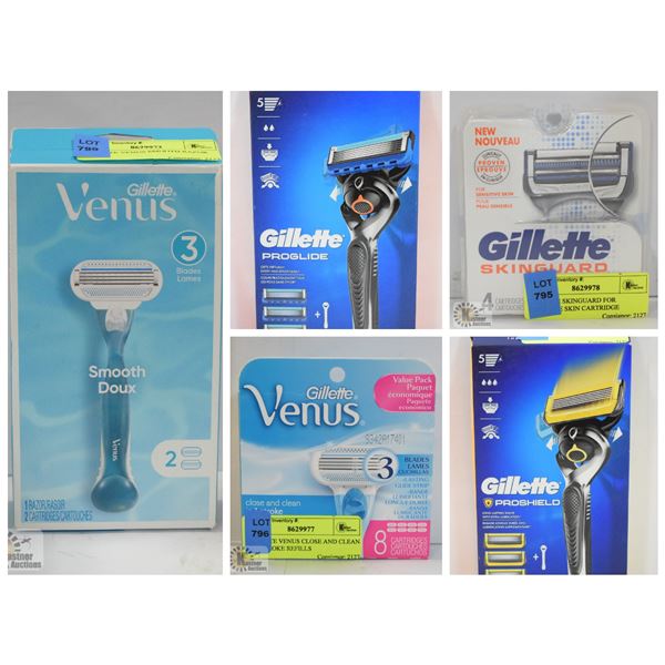 FEATURED GILLETTE RAZORS