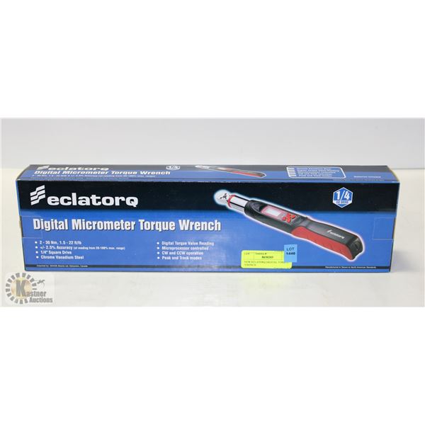 NEW ECLATORQ DIGITAL TORQUE WRENCH