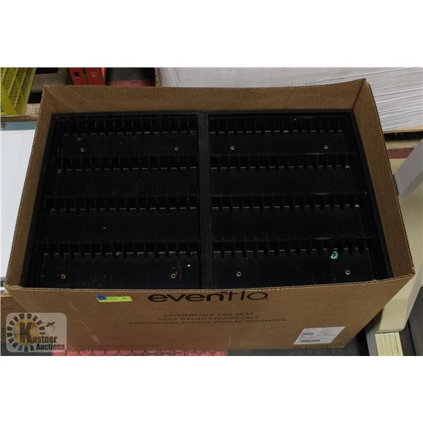 LOT OF CASSETTE ORGANIZER BOXES