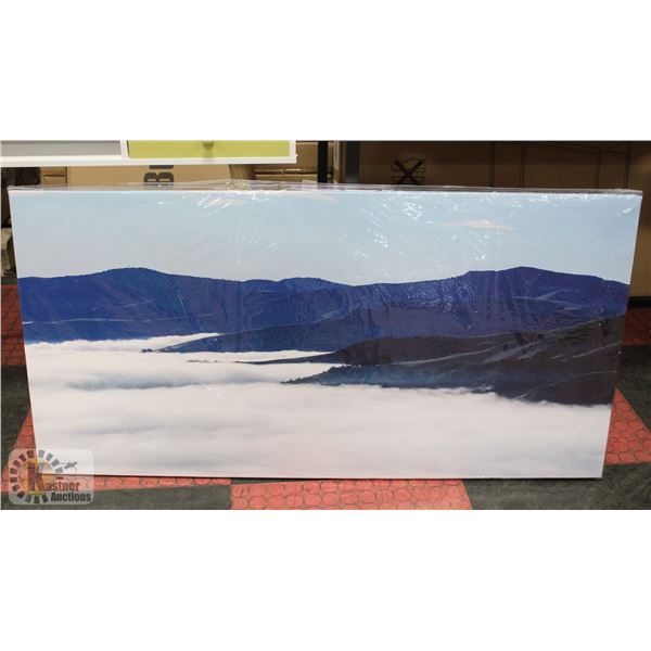 NEW BLUE MOUNTAIN SKYLINE ART ON CANVAS