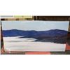 Image 1 : NEW BLUE MOUNTAIN SKYLINE ART ON CANVAS