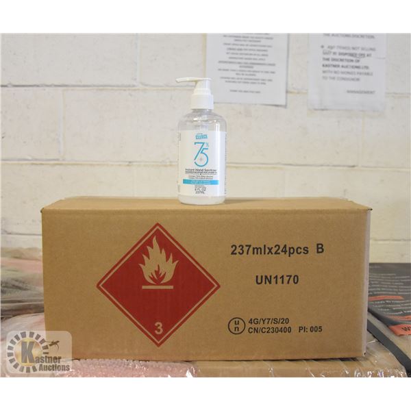 CASE WITH 24 237ML BOTTLES OF HAND SANITIZER