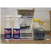 Image 1 : CASE WITH COMMERCIAL WINDEX & APPLICATOR BOTTLES
