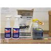 Image 1 : CASE WITH COMMERCIAL WINDEX & APPLICATOR BOTTLES