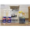Image 1 : CASE WITH COMMERCIAL WINDEX & APPLICATOR BOTTLES