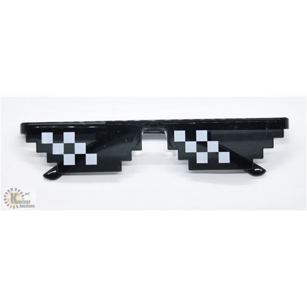 PAIR OF 8-BIT COOL GUY SUNGLASSES STYLE 3