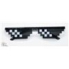 Image 1 : PAIR OF 8-BIT COOL GUY SUNGLASSES STYLE 3