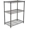Image 1 : NEW 3 TIER WIRE SHELVING UNIT, BLACK