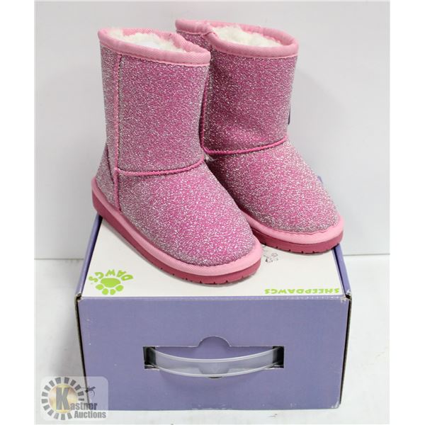 DAWGS TODDLER SOFT PINK BOOTS SIZE 6/7