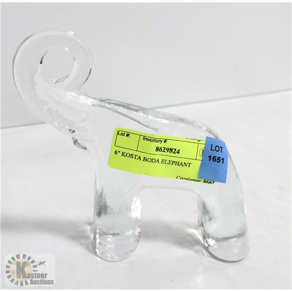 6" KOSTA BODA ELEPHANT