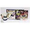 Image 1 : 2 ASSORTED HOCKEY BOOKS WITH LARGE NHL MUG