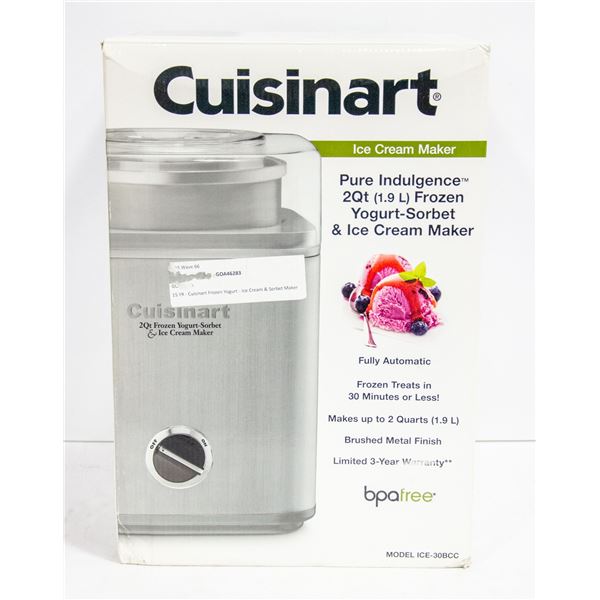 BRAND NEW "CUISINART" PURE INDULGENCE