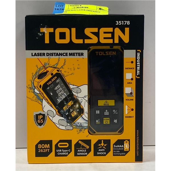 NEW TOLSEN LASER DISTANCE METER