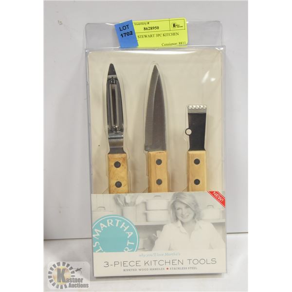 MARTHA STEWART 3PC KITCHEN TOOL SET