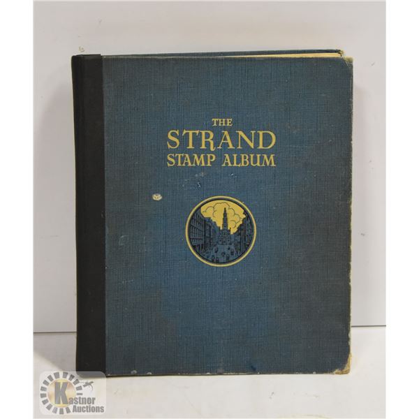 STAMP ALBUM FROM 1950'S WITH LOTS OF STAMPS